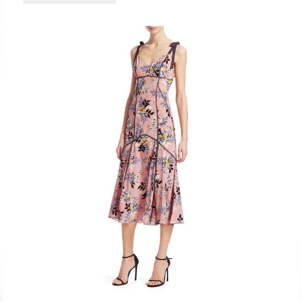 Cinq à Sept Ainsley floral-print silk dress